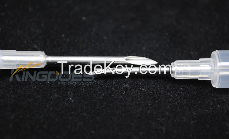 1.4x10 mm ISO11784/85 134.2 Khz animal microchip syringe packed for fish