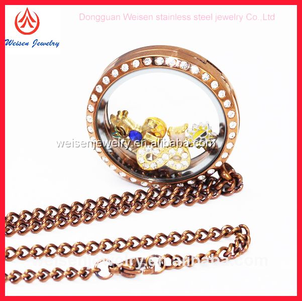 2014 fashion jewelry memory locket floating locket