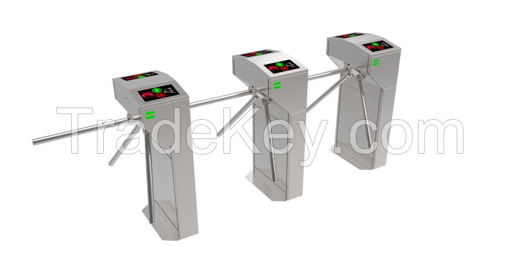 IC/ID identification barcode reader drop arm tripod turnstile