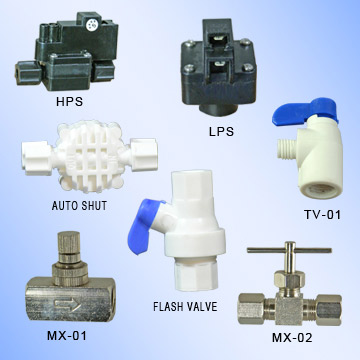 R.O. system control accessories