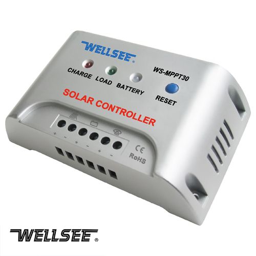 Factory supply WELLSEE WS-MPPT30 30A 48V battery charger controller