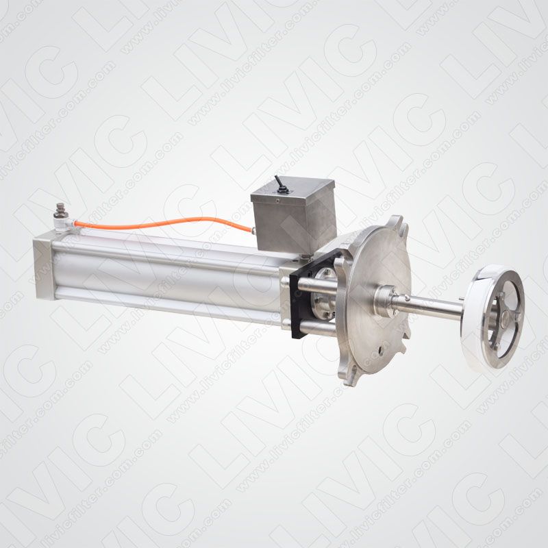 DFA  series pneumatic cylinder driven scraping self-cleaning filters/strainers