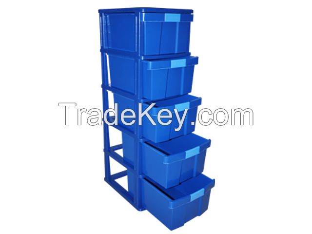 5 Tiers Plastic Drawer