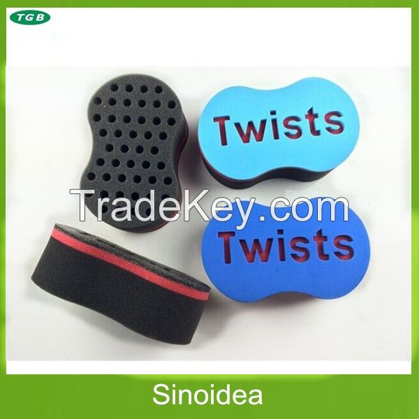 Barber Shop Hair Twist Sponge,magic Curl Hair Sponge Brush 