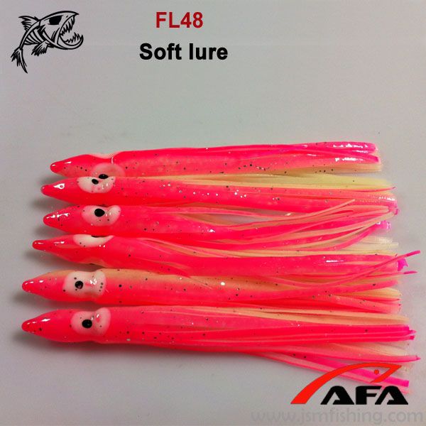 Octopus soft plastic fishing lures