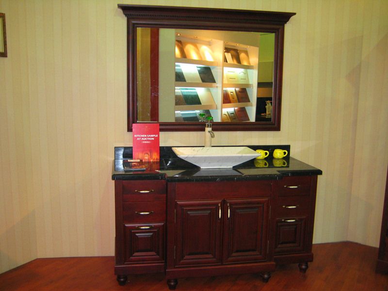 chinese modern bathroom sink vanity cabinet with mirror