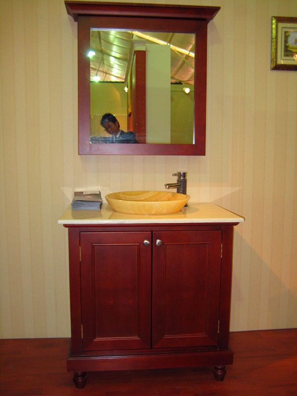 chinese modern bathroom sink vanity cabinet with mirror