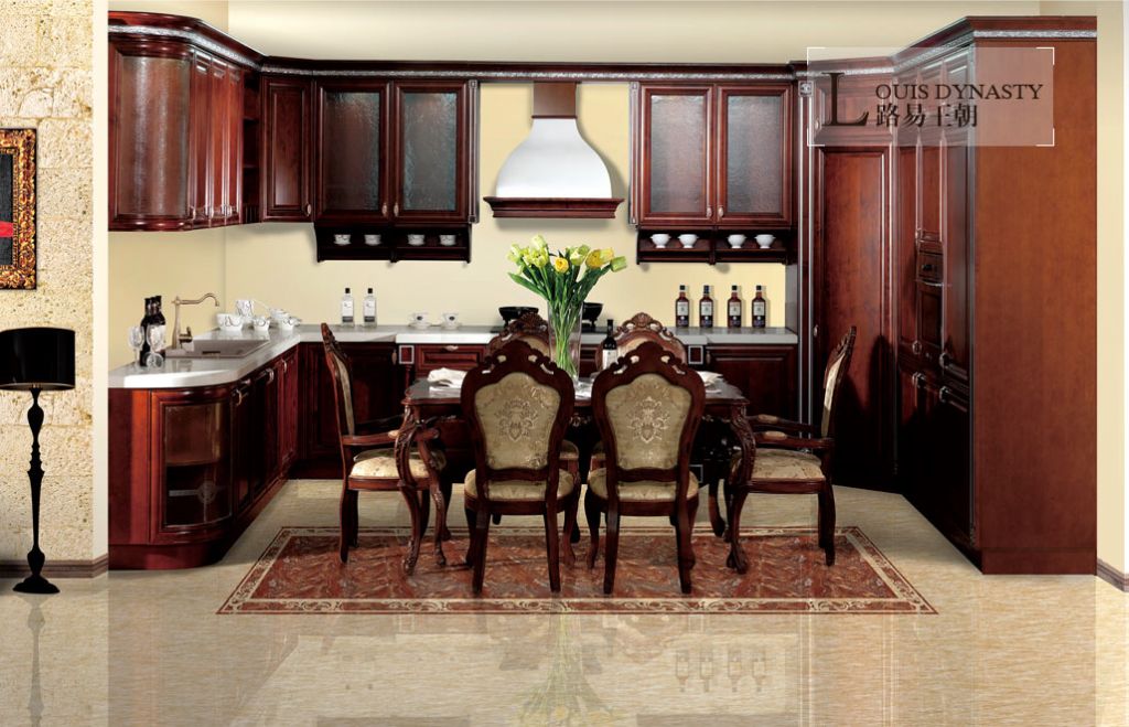 2014 star product solid wood kitchen cabinets 