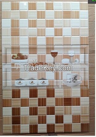 300x600mm 3d digital inkjet ceramic interior wall tiles