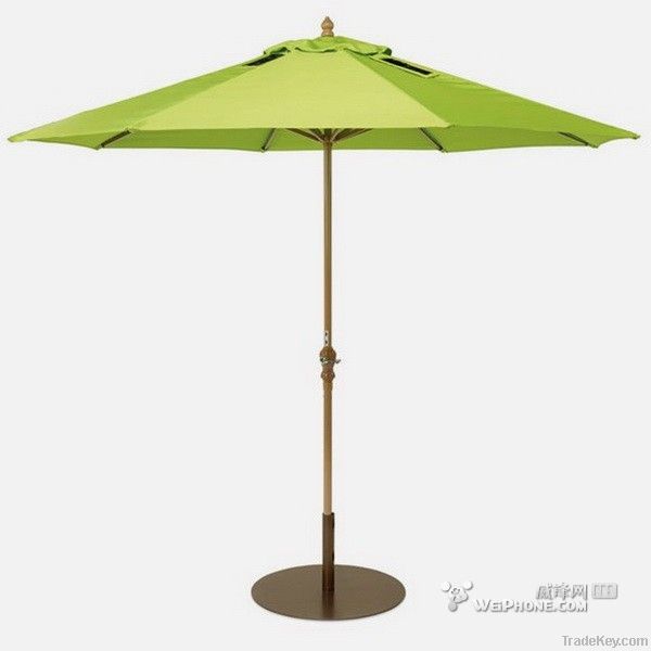 2014 solar power umbrella with crank umbrella outdoor