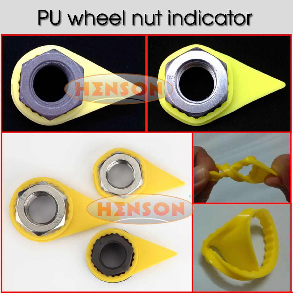 32mm universal type PU material/Muiti-size wheel nut indicator