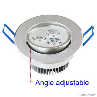 3w led high power recessed downlight