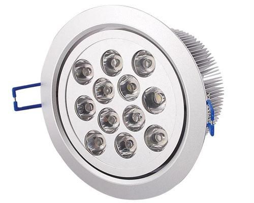 12w led high power recessed downlight