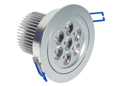 7w led high power recessed downlight