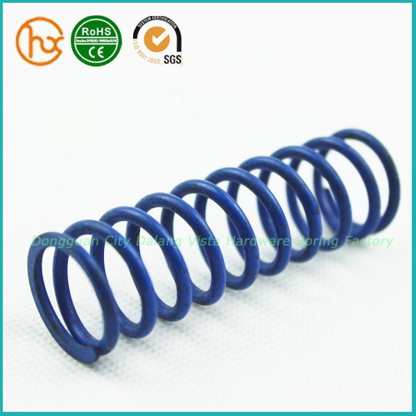 Blue Zinc-plated Compression Spring