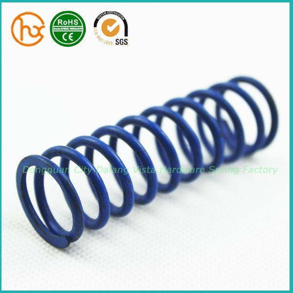 Blue Zinc-plated Compression Spring