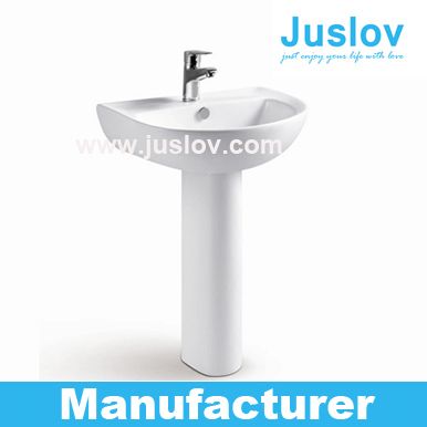 China Sanitary Ware Suppliers better price performance ratio bath room pedestal basin