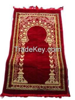 Prayer Mat - Velvet - 26 x42  Muslim Jai Namaz