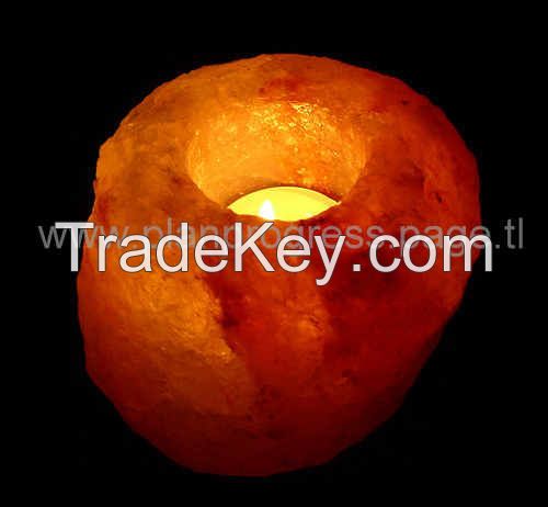 HIMALAYAN ROCK SALT CANDLE HOLDER