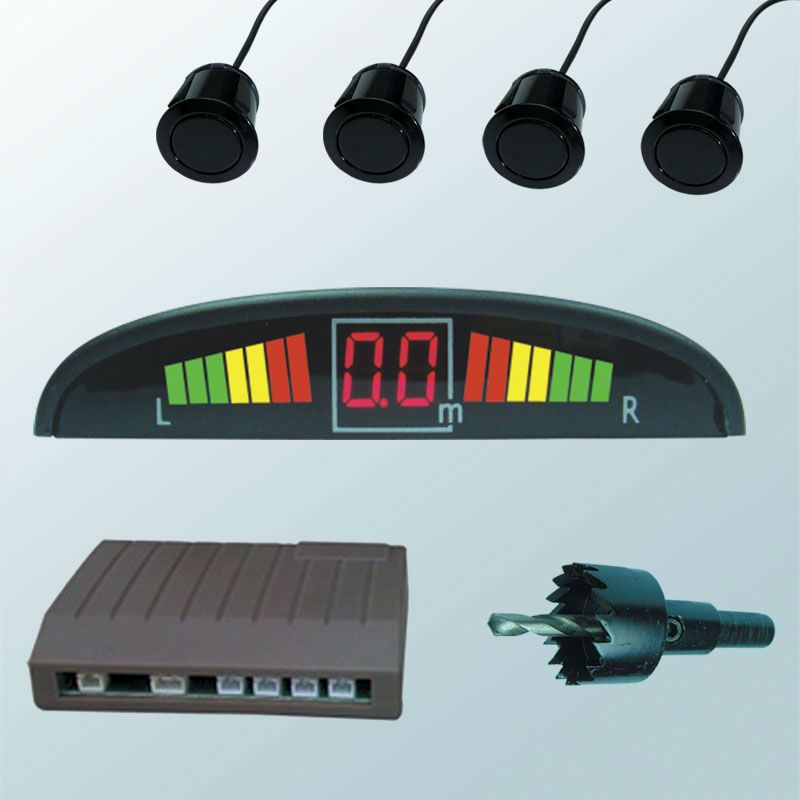 LED Car Parking Sensor, Car Parking Aid System, Sensores de Reversa, Sensores de Estacionamiento, Sensor de Aparcamiento