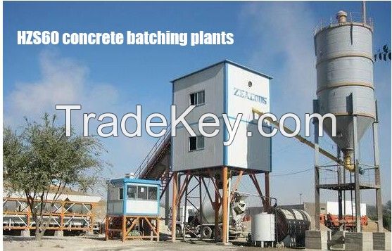 hot sale HZS25/35/50/60/90/120/150/180 concrete batching plant