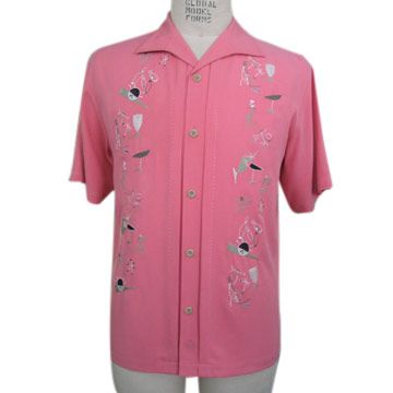 Men's silk shirt