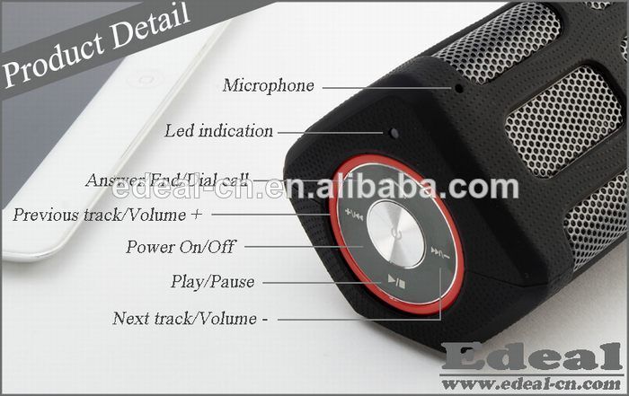  outdoor use Portable water proof bluetooth speaker power band speaker