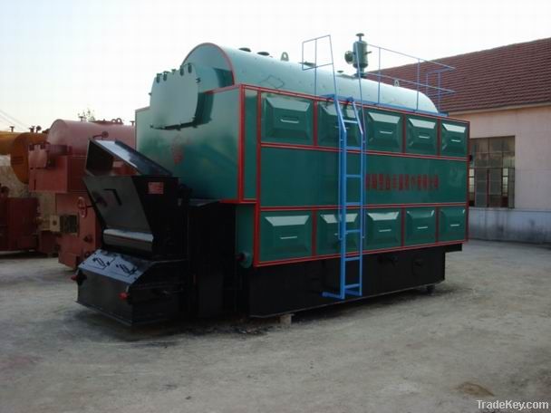 Coal fired hot water boiler