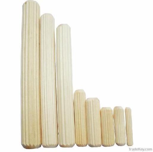 wooden dowel;wood dowel pin;poplar short dowel