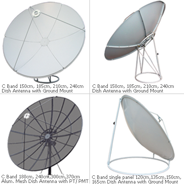 dish antenna c band and ku band