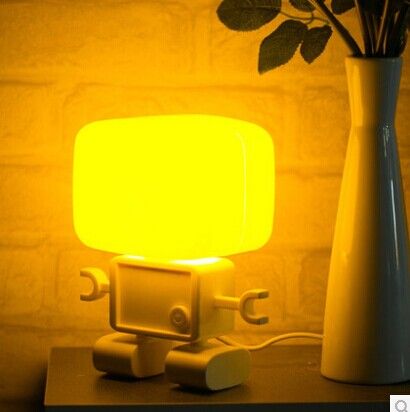 Voice controlled desk lamp Sense Nightlight Home Decorate light Cartoon cute lamp/christmas gift