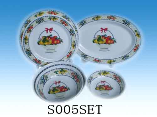 melamine dinner sets