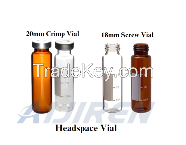 6ml-20ml GC Headspace Vials ND18 ND20