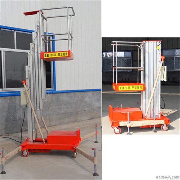 China new brand single mast Aluminium lift platform