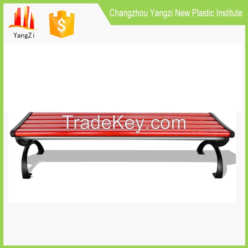 Outdoor morden comfortable plastic park bench 