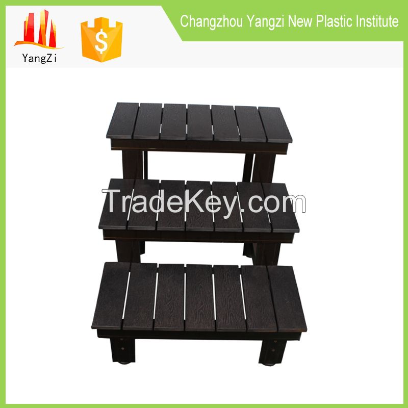 Colorful mobile bathtub 3-layer step stool