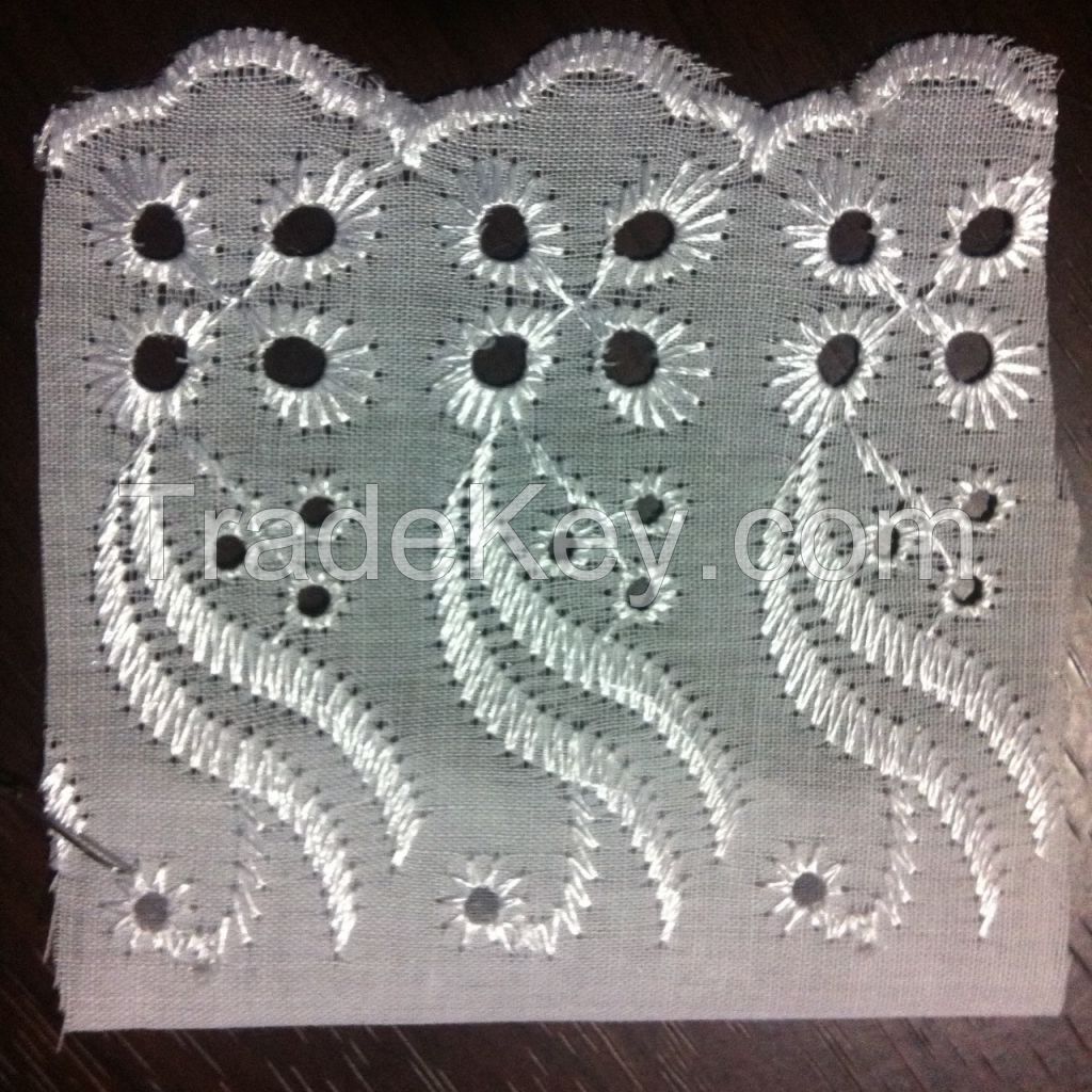 hot sale in brazil  and africa tc embroidery lace