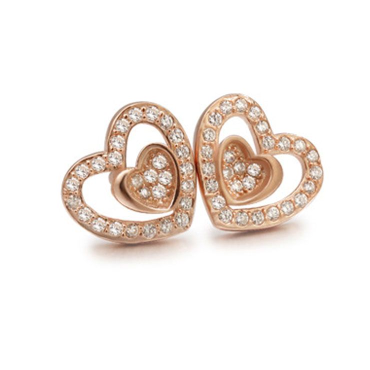 925 Sterling Silver Zircon Earring