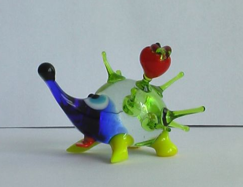 Hand-Blown Art Glass Unique Creature