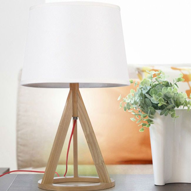 2014 Modern and Simple Wood Table Lamp