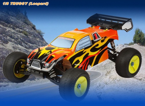 1/8 Scale Nitro Powered Truggy-Leopard