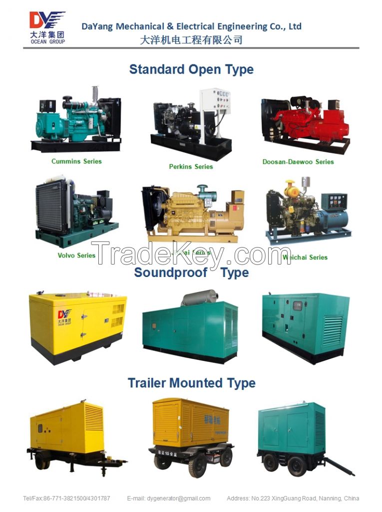 power equipment 20kw/25kva generator set