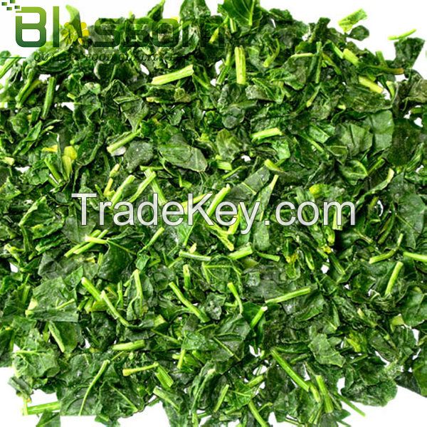 Supply frozen vegetable IQF spinach frozen spinach