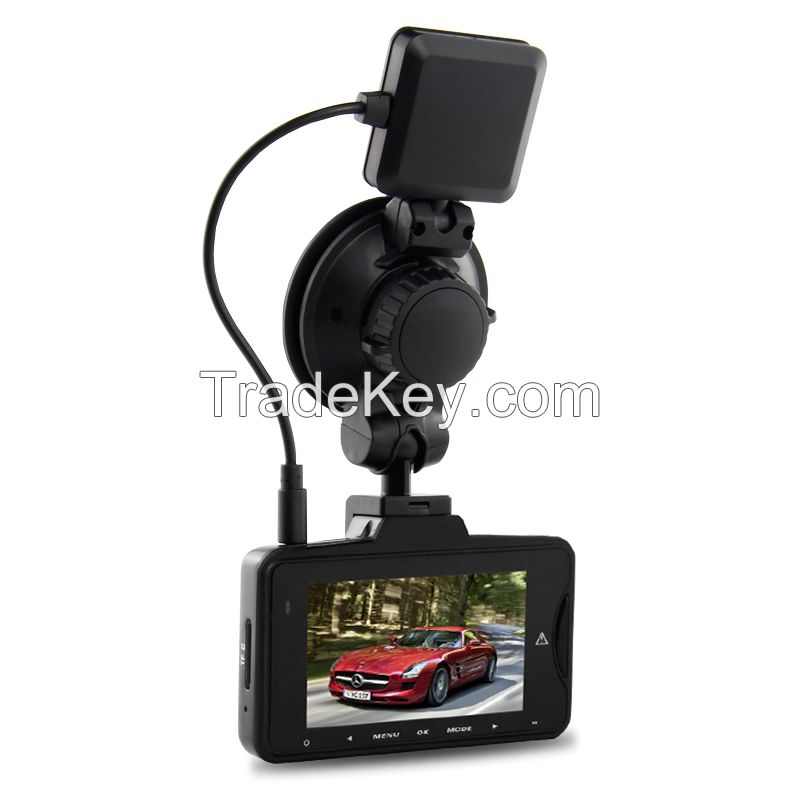 2.7 inch dislpay patent design ambarella A7LA70 GS98C G-sensor car dvr camera, car black box