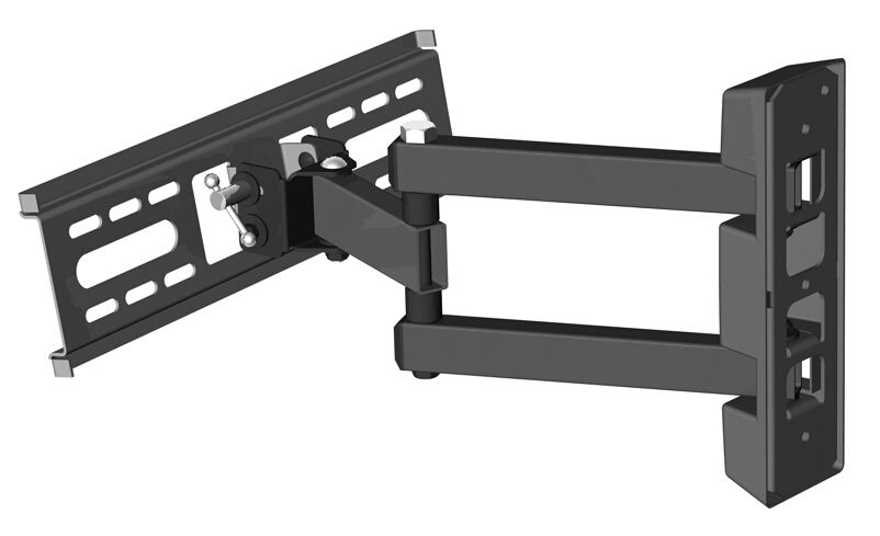 Full motion flat screen TV wall mount bracket for screen size 14-47''