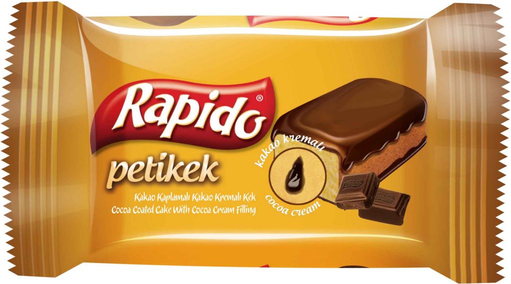 RAPIDO COCOA COATED CAKE WITH COCOA CREAM FILLING 50 GR.