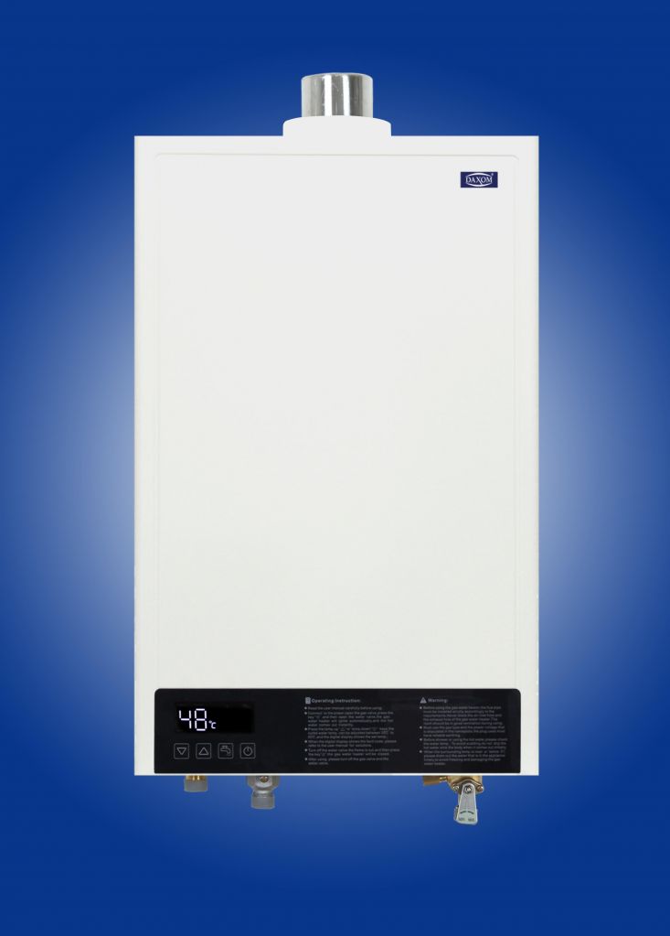 Gas water heater with CE