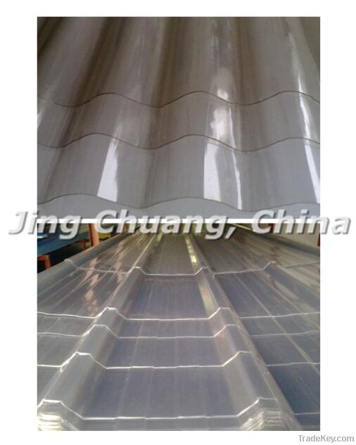 FRP transparent roof tile