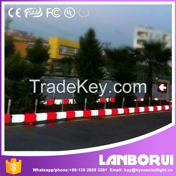 Top quality colorful lighting led kerbstone / Led Light Plastic Curb Stone For Driveway/LED parking curb stone