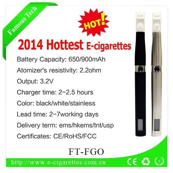 good design vamos FGO e cigarette cig e cigarette with LCD battery